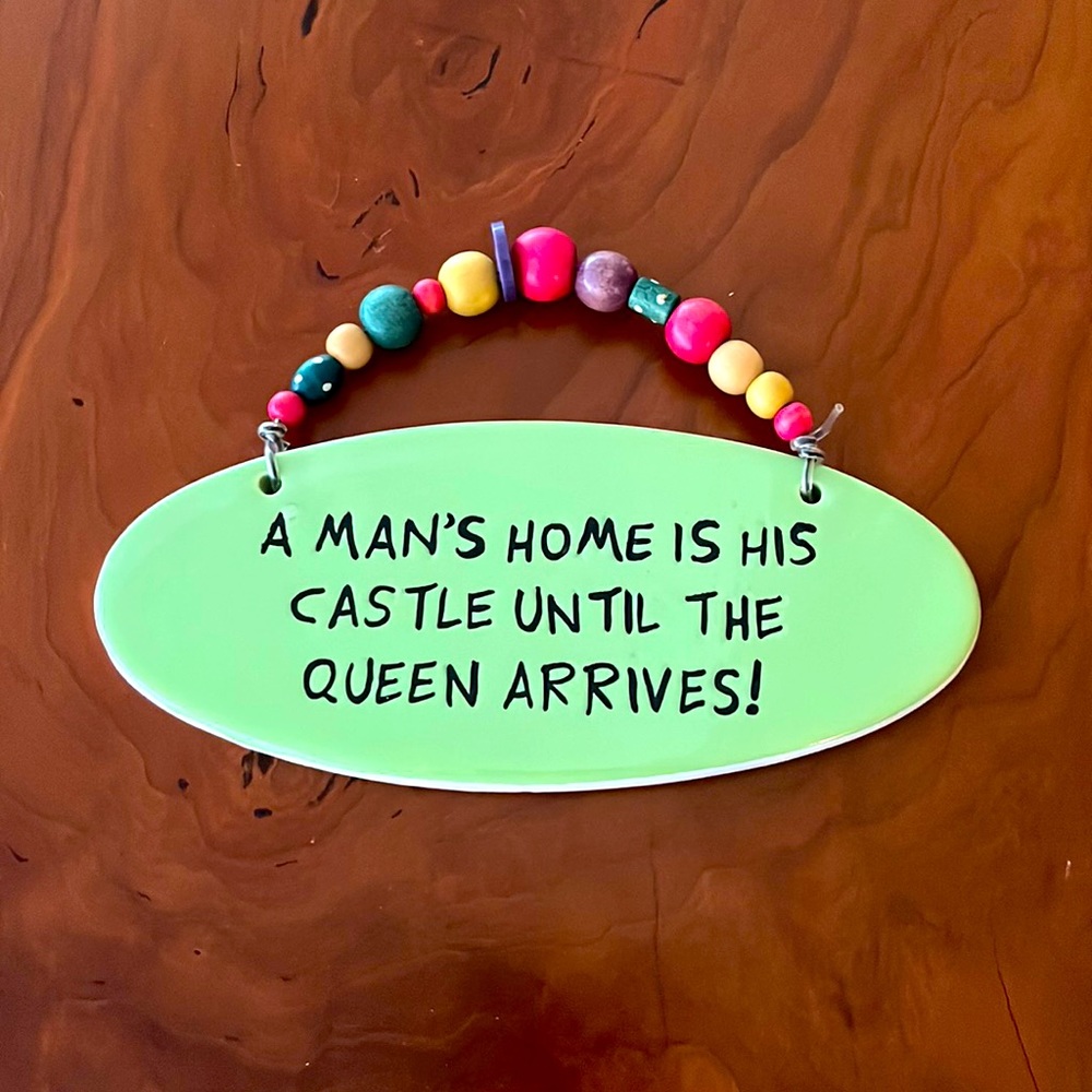 ceramic hanging sign